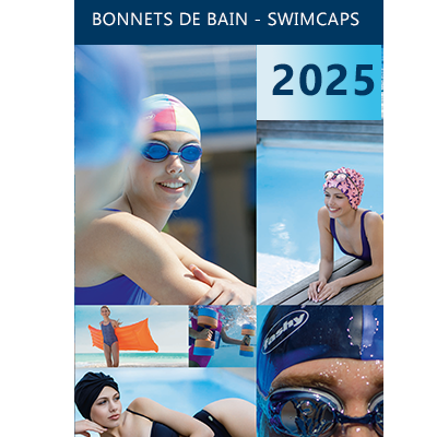 Bonnets de bain pour les hommes en tissu et en silicone