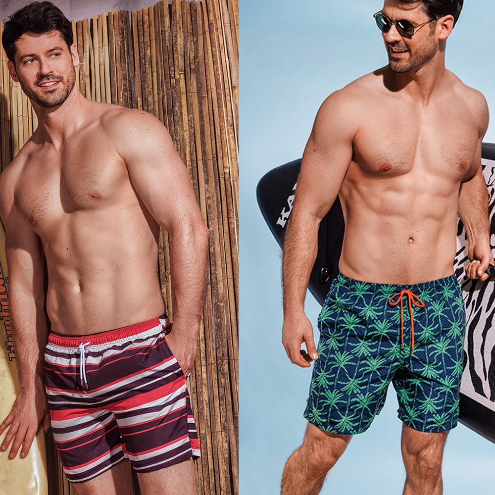 Trendy swimsuit models for men